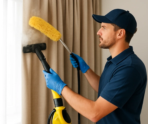 Trusted residential curtain cleaning technician Matty Curtain Cleaning canada-bay-nsw QLD