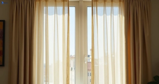 Dusty and dull curtains in canada-bay-nsw before steam cleaning